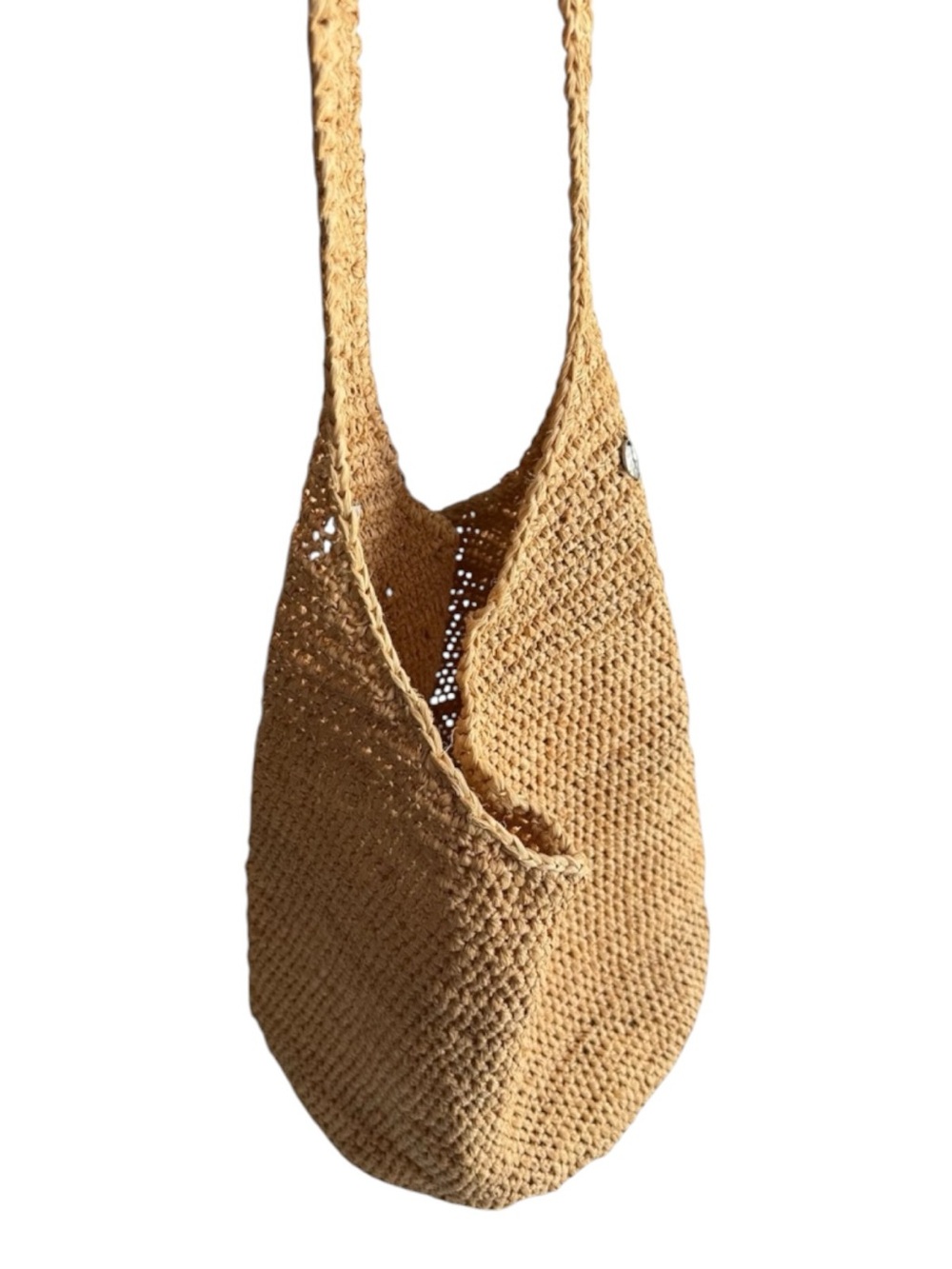Helen Kaminski Woven Shoulder Bag | Handmade Madagascar 100% Raffia Boho Tote - Picture 6 of 12